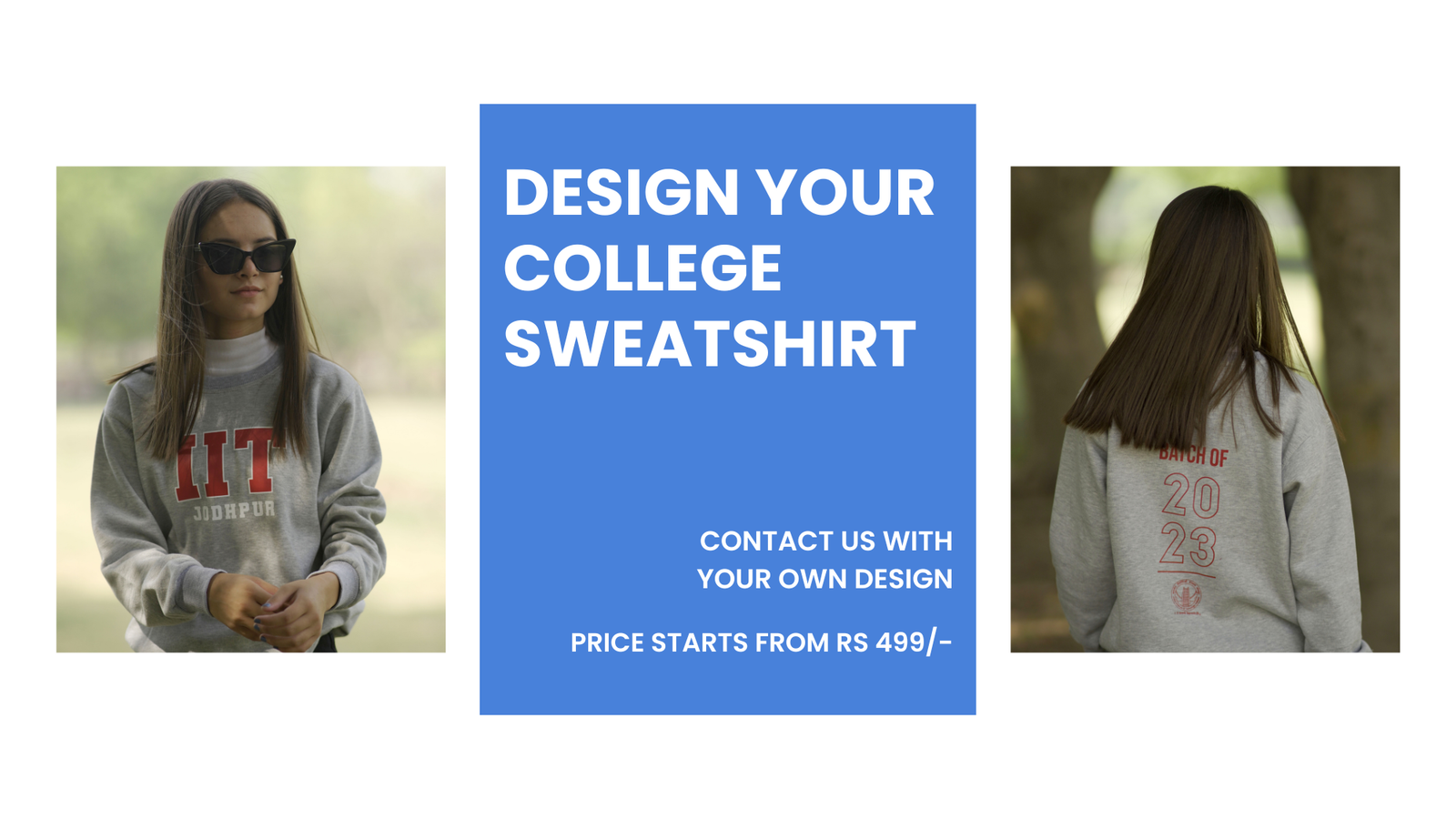 Design your own college on sale sweatshirt