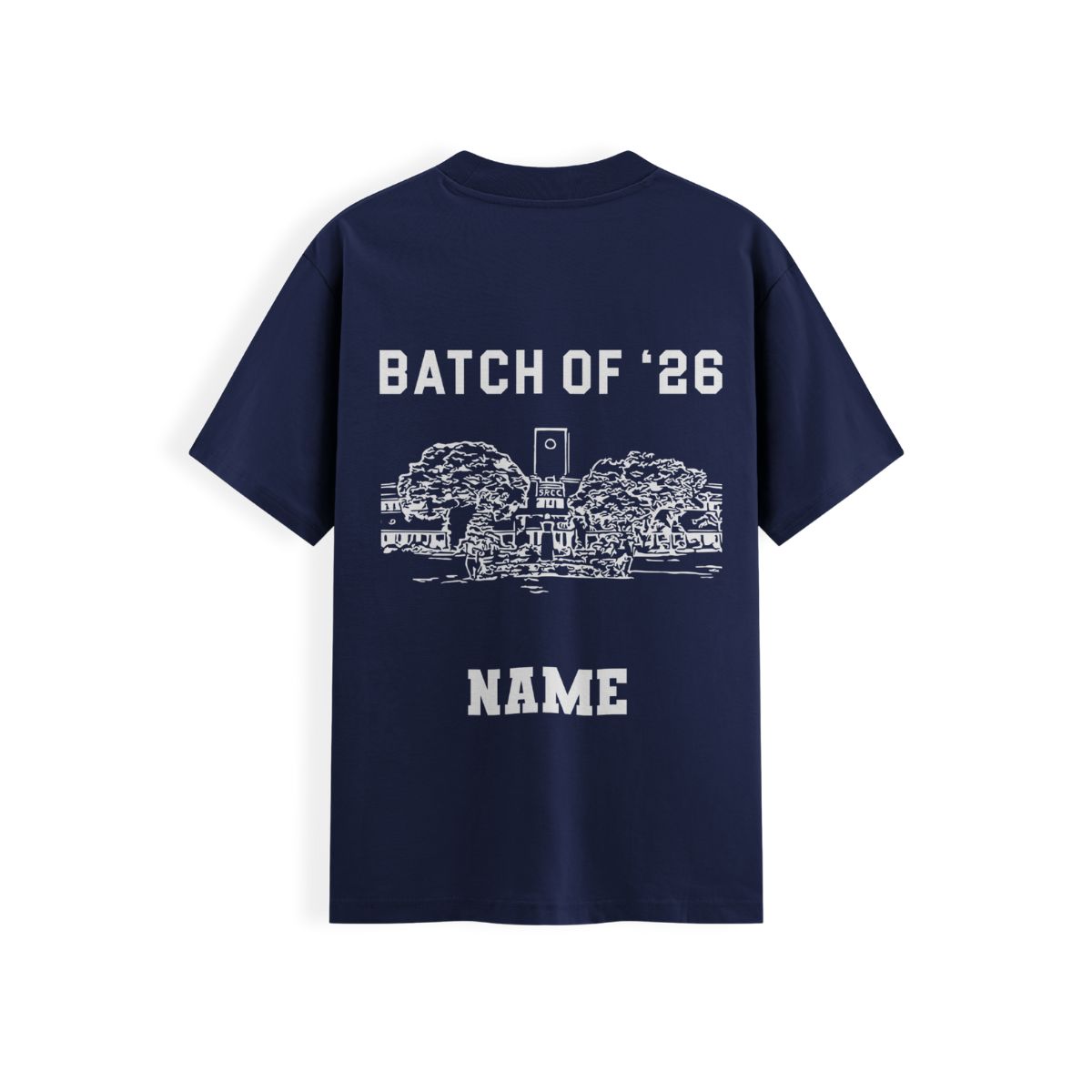 SRCC Navy Blue Round Neck T-Shirt - Image 2