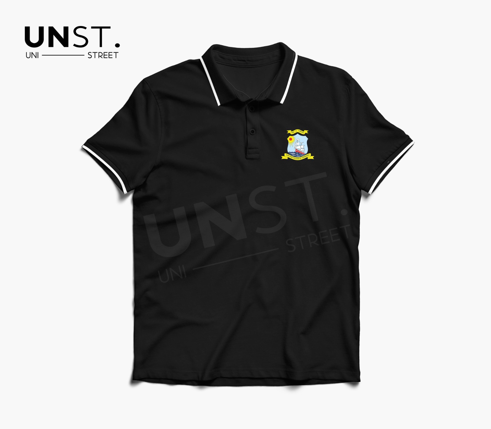 SRCC Black Polo T-Shirt