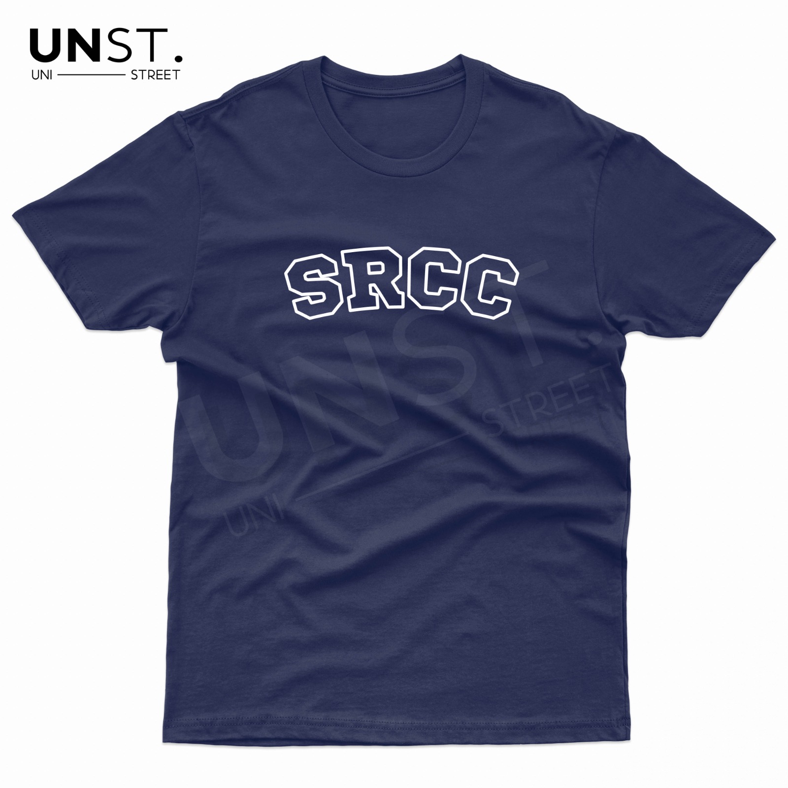 SRCC Navy Blue Round Neck T-Shirt