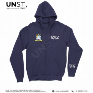 SRCC Navy Blue Zipper Hoodie